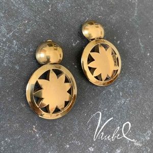 Vaubel NYC Vintage 1988 18k Gold Vermeil  earrings